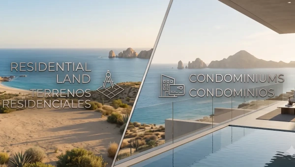 Inversión Inmobiliaria en Los Cabos: ¿Terrenos Residenciales o Condominios? (Guía de ROI 2026)
