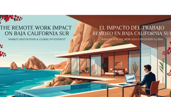 El impacto del trabajo remoto en el mercado inmobiliario de Baja California Sur: Guía y análisis 2026